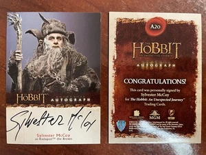 Hobbit Unexpected Journey : Sylvestser McCoy as Radagast the Brown AUTO A20 - Picture 1 of 1