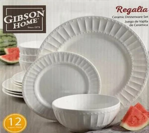 Gibson Home Hyprion or Regalia Ceramic Dinnerware Set - Picture 1 of 1