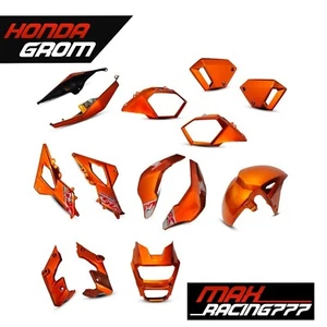 ORANGE FAIRING BELLY PAN BODY KIT COVER FOR HONDA GROM MSX 125 SF 2016 - 2020 - Picture 1 of 11