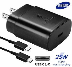 Cargador Original Carga Rapida USB-C 25W Para Samsung Galaxy S21/S22/S23/S24+ - Imagen 1 de 10