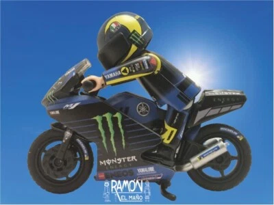 Playmobil Personalizado Valentino Rossi con Moto Yamaha Monster Figura Custom