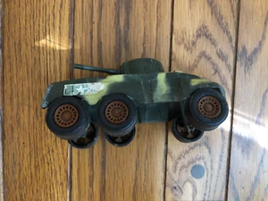 O/P, vintage Tootsie Toy WW2 M-8 Armored Car Die Cast, Camo Green, Tank USA - Picture 1 of 5