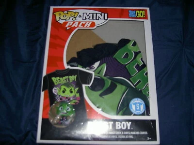 Funko WB TEEN TITANS GO! POP MINI PACK BESTIA NIÑO CAMISETA MANGA CORTA CON FIGURA  Foto 1 de 4