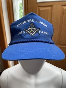 Concord Lodge Blue Hat SnapBack Mesh Back - Picture 1 of 4