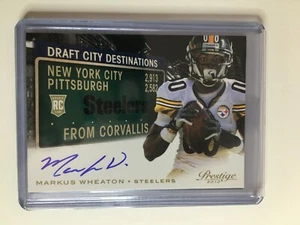 Autógrafos Markus Wheaton #14 2013 Prestige Draft City Destinations #14 - Imagen 1 de 1