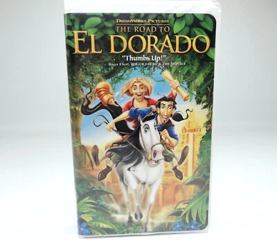 The Road To El Dorado VHS Clamshell Tape Dreamworks 2000 - Image 1 of 4