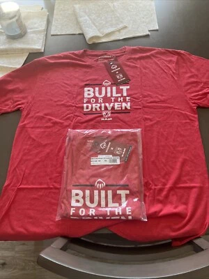Camisa de camión Dodge Ram Built For The Driven Wolverine roja para hombre talla M nueva con etiquetas Foto 1 de 4