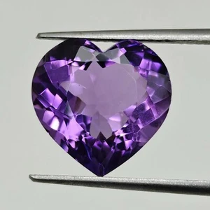 Natural Certified Amethyst Heart Shape 94.78 Ct+ Amazing look Loose Gemstone - Picture 1 of 7