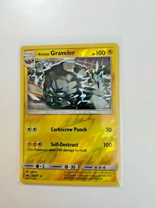 Pokémon TCG Alolan Graveler Crimson Invasion 33/111 Reverse Holo Uncommon NICE - Bild 1 von 2