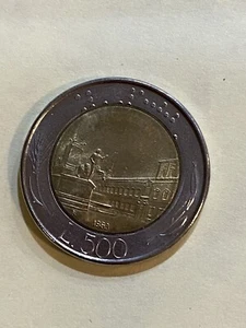 Italy 500 Lire 1983 Europe Coin - Picture 1 of 2
