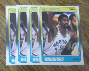 Ralph Sampson Lot of 4 1988-89 Fleer #49 Trading Cards NBA Basketball Warriors - Picture 1 of 2