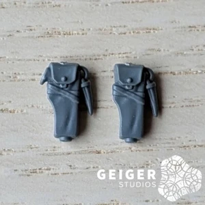40k World Eaters Chaos Bits | Goremonger Kill Team | Aspirant Pistol Holsters 2x - Bild 1 von 1