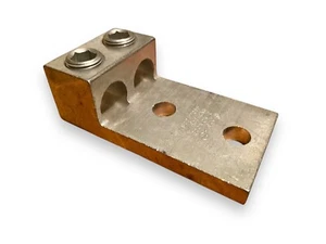 Ilsco AU-600-2NS 2 AWG-600 MCM Aluminium Lötfreie Fahne - Bild 1 von 3