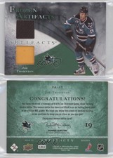 2010 Artifacts Frozen Jersey Emerald Jersey/Patch /25 Joe Thornton #FA-JT Patch