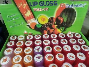 Wholesale Roll-On Fruity Lip Glosses: Premade lip glosses, party favors, gifts,