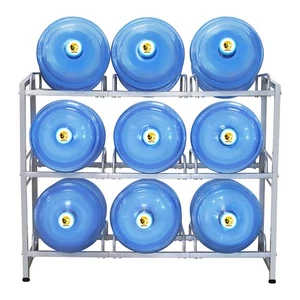 5 Gallonen Wasserkrug Halter 9 Krüge Kapazität, neu verbessert 3 Ebenen Schwerlast - Bild 1 von 7