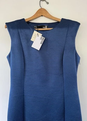 Vestido de cóctel Love Moschino vintage azul nuevo con etiquetas talla 12 Foto 1 de 4