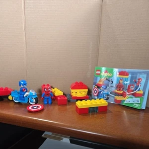 Lego Duplo Superhero Lab Cptn America Moto Spiderman pezzi di ricambio 10921 - Foto 1 di 7