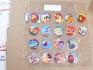 POGS/MILKCAPS DISNEY KÖNIG DER LÖWEN "LEE UWE KONIG" NUR RÜCKSEITEN PANINI CAPS 24 DIFF. - Bild 1 von 6