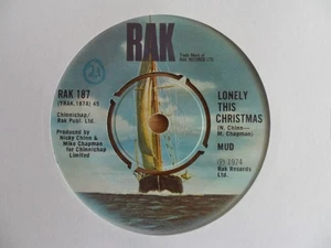 Mud - Lonely This Christmas  (7" Vinyl) - Foto 1 di 1