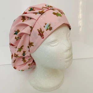 surgical/medical cap, bouffant wt/ cord lock -Teddy Bears christmas - Foto 1 di 6