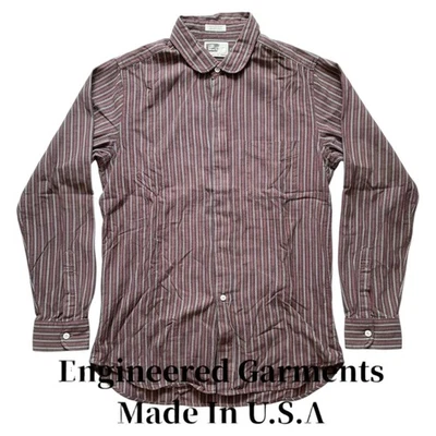 Rare Engineered Garments USA Made Striped Shirt XL Cotton Nepenthes F/S - Image 1 of 4
