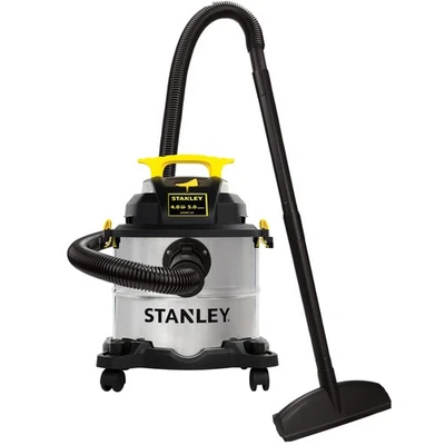 Aspiradora húmeda/seca STANLEY SL18115, tanque de acero inoxidable, aspiradora de tienda de 5 galones 4 HP Foto 1 de 4