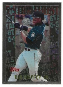 1996 Topps Mystery Finest #25 Ken Griffey Jr Seattle Mariners BV$15 Insert - Picture 1 of 1