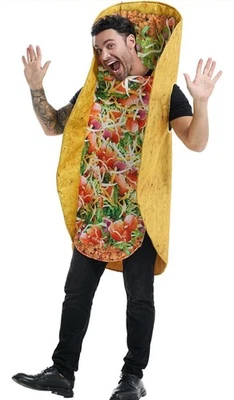 Disfraz de taco para niños o adultos pequeños nuevo con etiquetas Foto 1 de 4