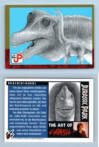 Brachiosaurus #82 Jurassic Park 1993 Topps German Trading Card - Picture 1 of 1