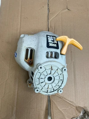 Ryobi PBC3046YE petrol Strimmer Front engine cover pull starter Recoil - Image 1 of 4