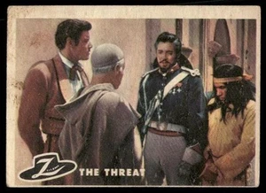 1958 Topps Zorro #49 The Threat - Creased PR - Picture 1 of 2