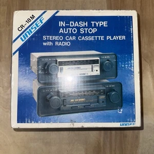 NEU VINTAGE UNISEF CR-18m IN ARMATURENBRETT KASSETTENSPIELER RADIO DEINSTALLIERT - Bild 1 von 8