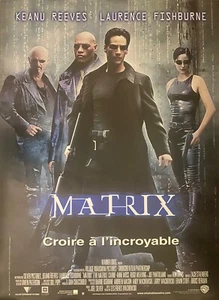 The Matrix Locandina Film Francese Originale 63 47" 1999 Wachowski Reeves Moss ROLLED - Foto 1 di 1