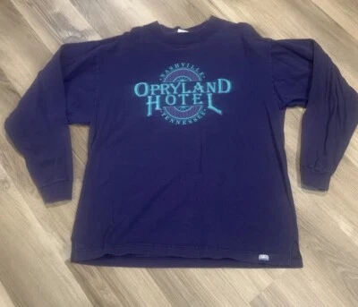 Vintage Opryland Hotel Shirt Nashville Tennessee 90s USA L Long Sleeve Tee - Image 1 of 4
