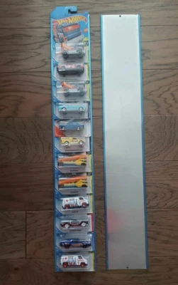 Unidad de exhibición cardada Hot Wheels Mainline se adapta a hasta 12 autos HQ aluminio $7.50 ea Foto 1 de 4