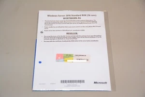 Microsoft Windows Server 2016 Standard - OEM/ROK Wortmann with DVD - 16C - Picture 1 of 2