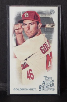 PAUL GOLDSCHMIDT—2019 Topps Allen & Ginter MINI A&G Back #62—Short Print | SP - Image 1 of 2