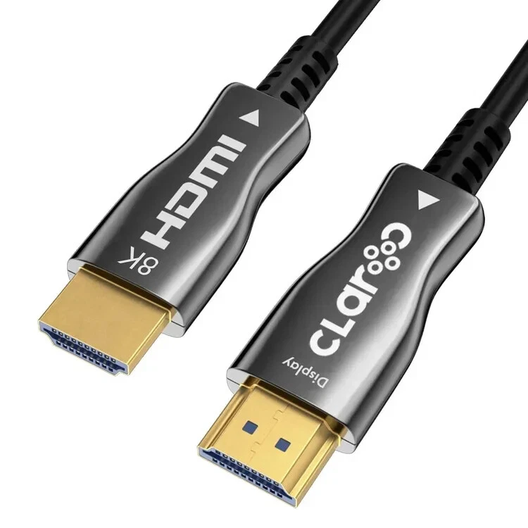 Câble HDMI 2.1 Fibre Optique, 8K@60Hz, 4K@120Hz, eARC VRR, Longueur au choix - Bild 1 von 4