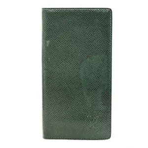 Louis Vuitton Geldbörse grün Taurillon Leder Adressbuch - Bild 1 von 10