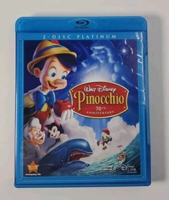 Walt Disney: Pinocchio (DVD 1940 2-Disc Platinum Anniversary w/ Guide) Animated - Image 1 of 4