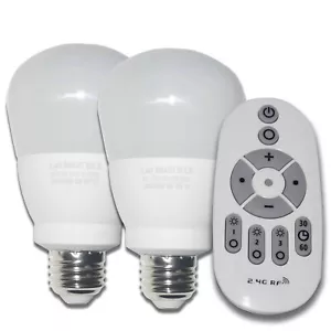 E26 9W Smart Led Light-Bulb Dimmable (Warm/Cool) Brightness with Remote-Control - Picture 1 of 8