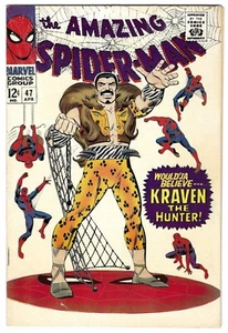 AMAZING SPIDER-MAN #47 F/VF 7.0 5th KRAVEN the Hunter! Classic Romita Cover! - Picture 1 of 5
