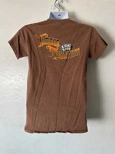 T-shirt Knotts Berry Farm Y2K taglia adulto S legno tronco corsa montagne russe rara - Foto 1 di 12