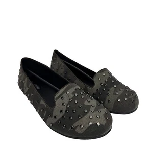 Call It Spring Topolcany Studded Camo Flats Womens Size 7.5 Comfortable Loafers - Picture 1 of 9