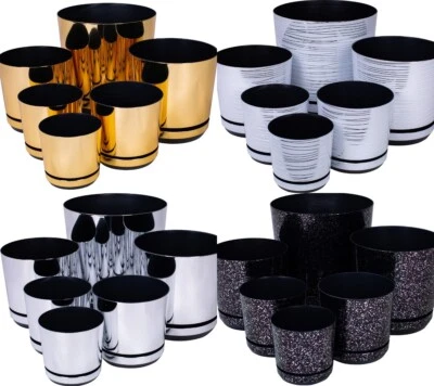 MAGMA Blumentopf mit Untersetzer – 29 Farben, 7 Größen, mit Drainage & Design