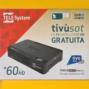TESSERA SCHEDA SMART CARD + DECODER HD TIVUSAT GIÀ ATTIVATA NEW CARD ACTIVATED - Foto 1 di 2