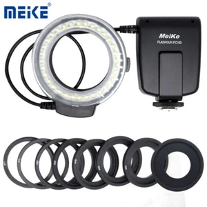 Meike FC-100 Macro Ring LED Flash/Light for Canon Nikon Olympus Panasonic Pentax - Picture 1 of 10