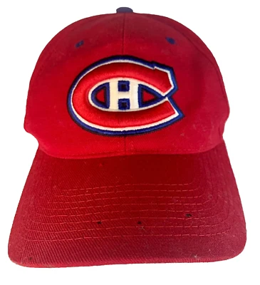Vintage 90s Montreal Canadiens Habs NHL Hockey 7 1/4" Zephyr Graf-X 100 Wool Hat - Image 1 of 4