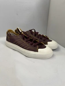 Sneakers Uomo Taglia 6 Marrone Adidas Originals Nizza RF Pelle FV0678 - Foto 1 di 7
